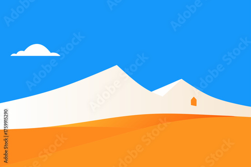 vector illustration of mountains