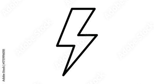 Abstract Dark Electric Shape Representing Energy And Powerful Force Against the Darkness