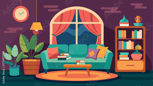 A cozy nook with comfortable couches and a selection of reading materials.