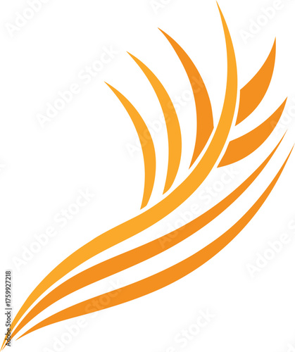 Organic grain texture creating abstract linear movement