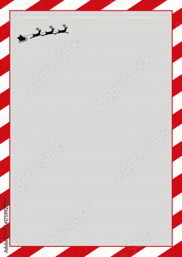 christmas themed letter cover