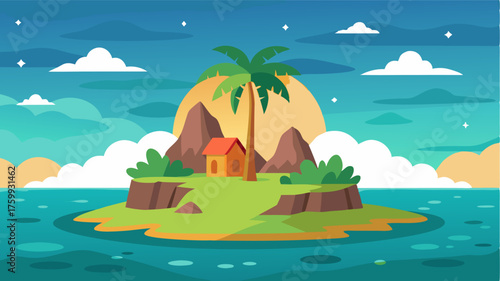 An unspoiled island paradise where time stands still and the worries of the world melt away in the peaceful surroundings.