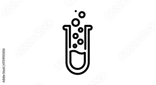 Abstract Laboratory Icon Depicts Science Experimentation And Chemical Analysis