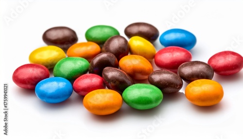 M Ms By Mars Chocolate Nut Dragee On White