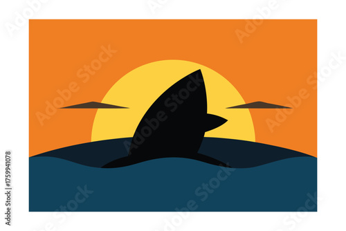 -mysterious-shark-fin-surfacing-near-the-californi.eps