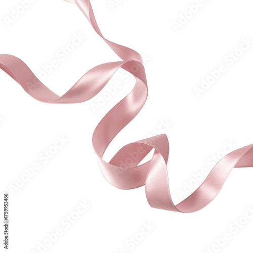 pink ribbon isolated