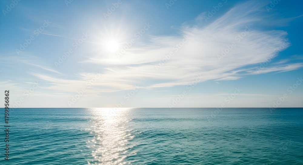 Obraz premium cielo azul océano