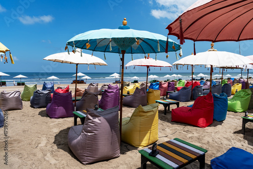 Double six Legian beach in Bali, Indonesia