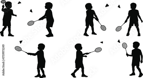 Black silhouette vector illustration of traditional grandfather clocks with pendulums, ornate antique furniture icons, vintage timepieces, retro design, horology, home decor concepts