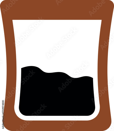 Abstract hourglass symbol time management concept minimalist icon vector