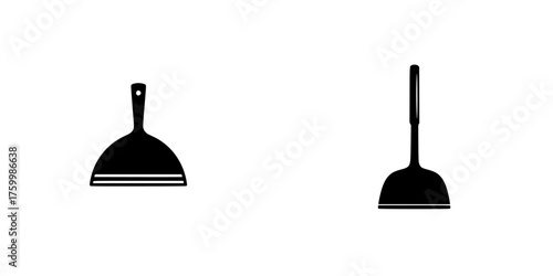 Two cleaning tools focusing on different designs for efficient dusting and scraping tasks