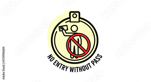 Icon Depicting Prohibited Photography, Avoidance, and Restriction on Black Backdrop