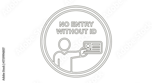 Identification Required: Symbol Depicting Access Restriction Compliance for Security Protocols