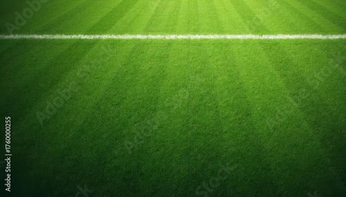closeup of a soccer field