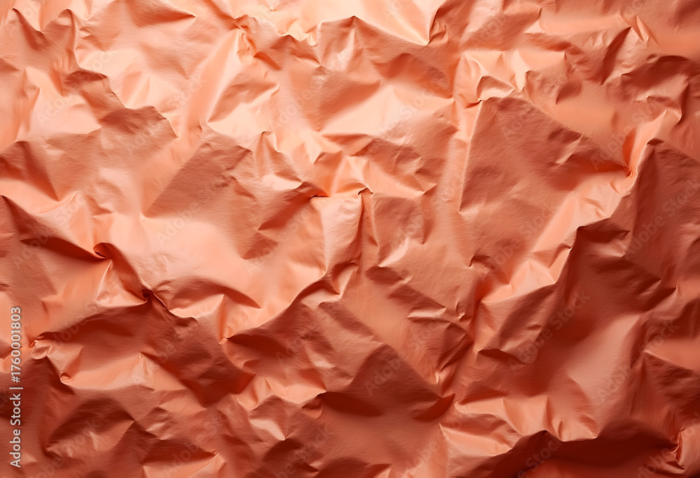 custom made wallpaper toronto digitalTextured crumpled peach paper background with intricate folds and creases showcasing a soft, warm aesthetic for design purposes
