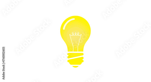 Luminous Thinking: A Concept Depicted Through A Brilliant Illuminated Light Bulb