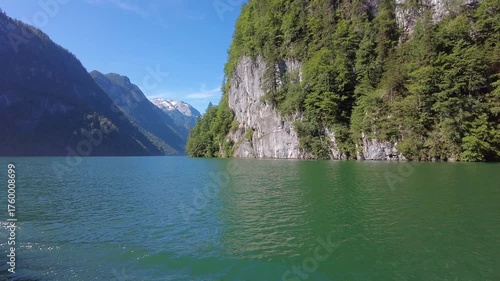 Blick über den Königssee zur Watzmann Gruppe