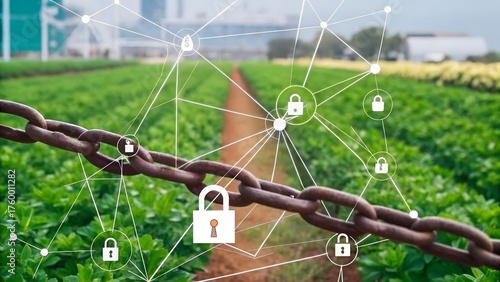 Securing the food supply chain with blockchain technology and digital locks for enhanced traceability and security in agriculture
