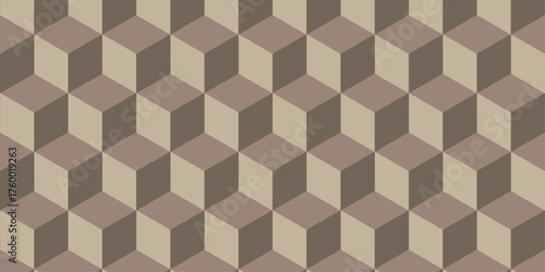 3d modeling cubes Illustration decoration seamless material pattern square design.	
