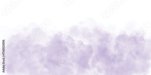 Soft purple cloudscape background watercolor texture effect perfect for dreamy designs and atmospheric compositions