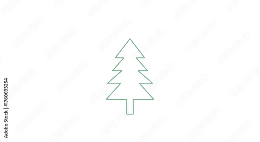 Fototapeta premium Minimalist Tree Illustration On Black Background Perfect For Digital Design Projects