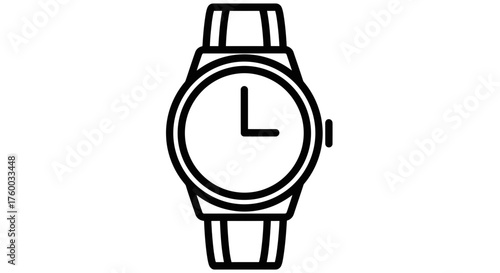Minimalist Watch Design Depicting Time, Punctuality, and Elements of Sophistication