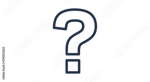 Mysterious Query Presented with a Deep Black Backdrop Representing Uncertainty and Questions