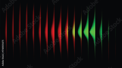 Vector art of abstract background with vertical lines and color gradient