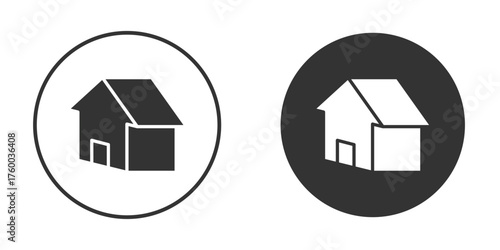 House icon. filled flat sign for mobile concept. Vector graphics