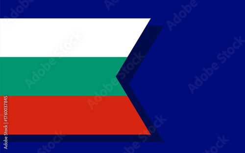 Bulgaria flag banner vector
Vector banner with flag