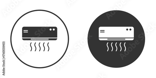 Air conditioner icon. filled flat sign for mobile concept. Vector graphics