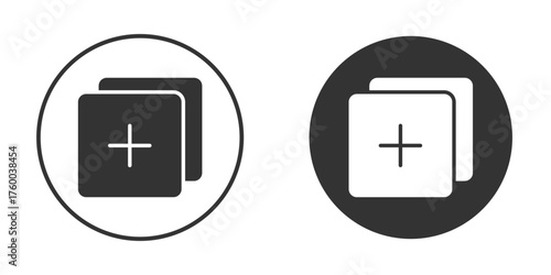 Add apps icon. filled flat sign for mobile concept. Vector graphics