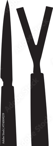 Silhouette of Pumpkin carving tool,kit