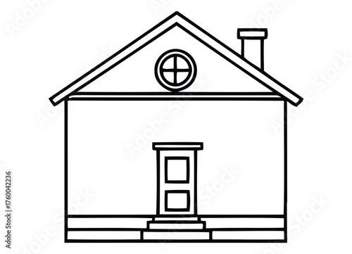 Minimalist Single Family Residence Outline for Creative Home and Building Concepts