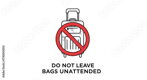 Prohibition Of Luggage Symbol On Black Background Illustrates Travel Restrictions Clearly