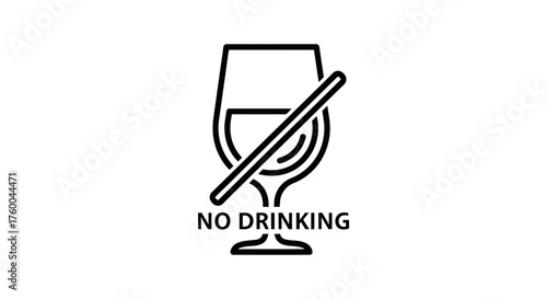 Prohibition Symbol: A Concise Visualization Announcing No Consumption Restriction Is In Place For