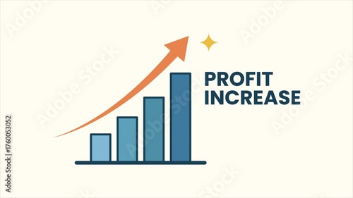 Profit Growth Animation | Financial Success and Business Increase Concept