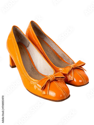 pair of women shoes