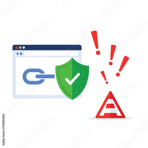 Securing internet connections through robust link protection and vulnerability alerts.