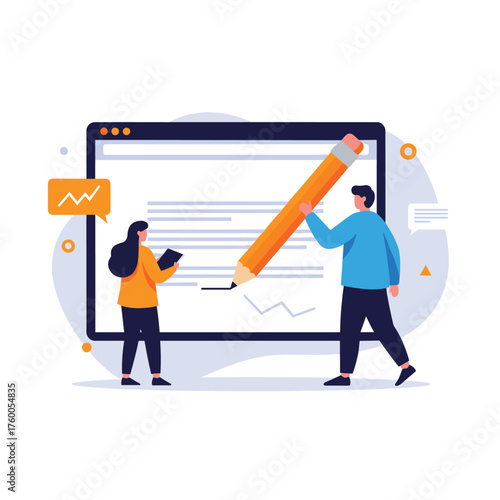 Digital content creation and website development collaboration for online growth.