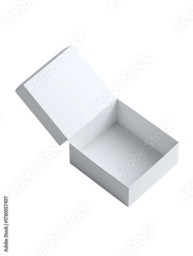 empty white box