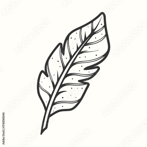 Two stylized gray mint leaves are overlapped, creating a minimalist yet elegant botanical aesthetic