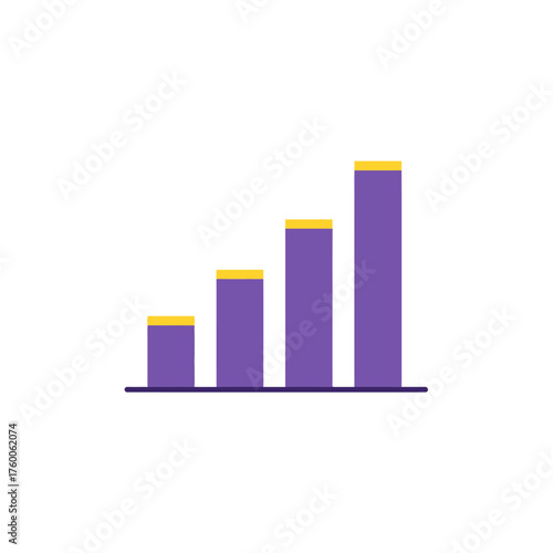 Minimalist vector icon of a bar graph showing a progressive increase, symbolizing business growth, financial success, and data analysis Free Download Minimalist vector icon of a bar graph showing a progressive increase, symbolizing business growth, financial success, and data analysis - GFXLoad