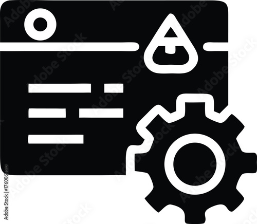 System preferences with a gear shows setting management and maintenance are essential