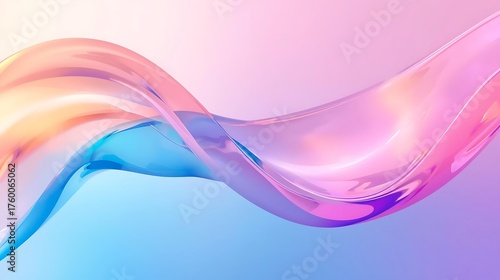 Glass Fluid Abstract Waves