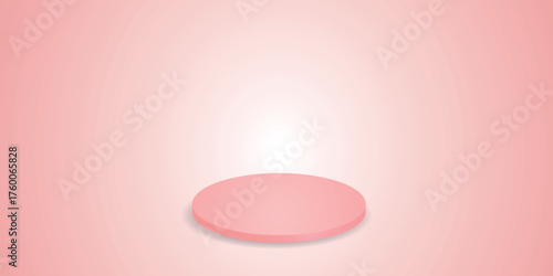 Valentine's Day podium banner. Template for gifting products