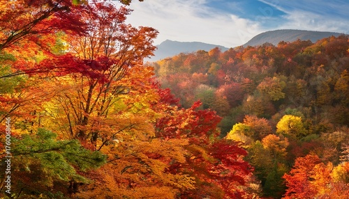 Colorful Fall Autumn Leaves Background Wallpaper