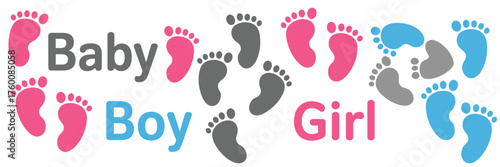 Feet Vector Design – Child and Adult Barefoot Soles on White Background Representing Family, Growth, and Minimalist Childhood Symbolism