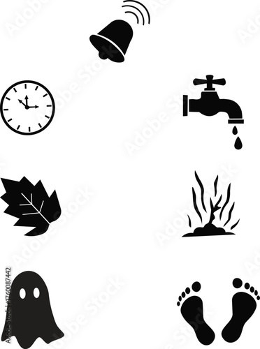 Minimal Halloween Icons – Modern Vector Set