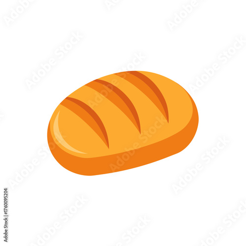 bread loaf icon clipart vector on transparent background